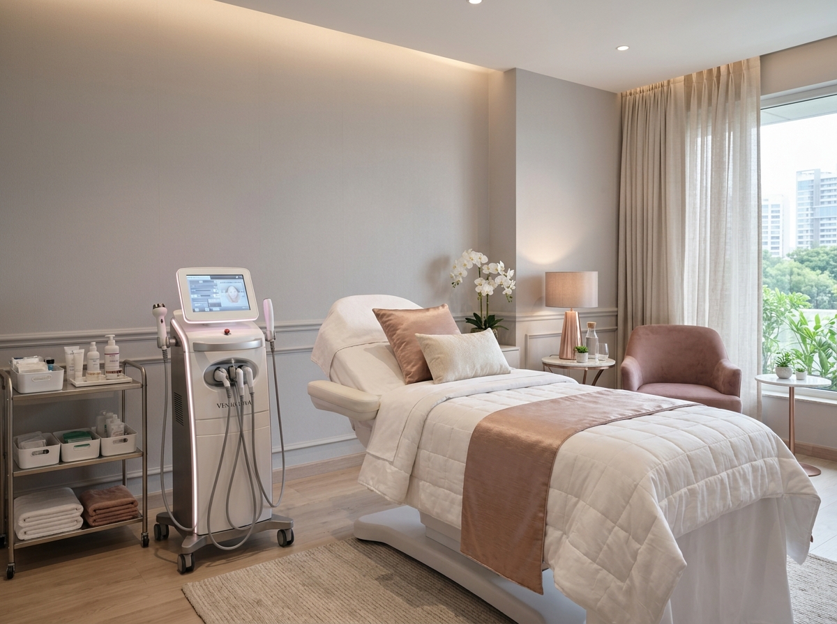 Vaginal tightening non-surgical laser treatment room at Elixir